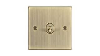brass toggle light switch
