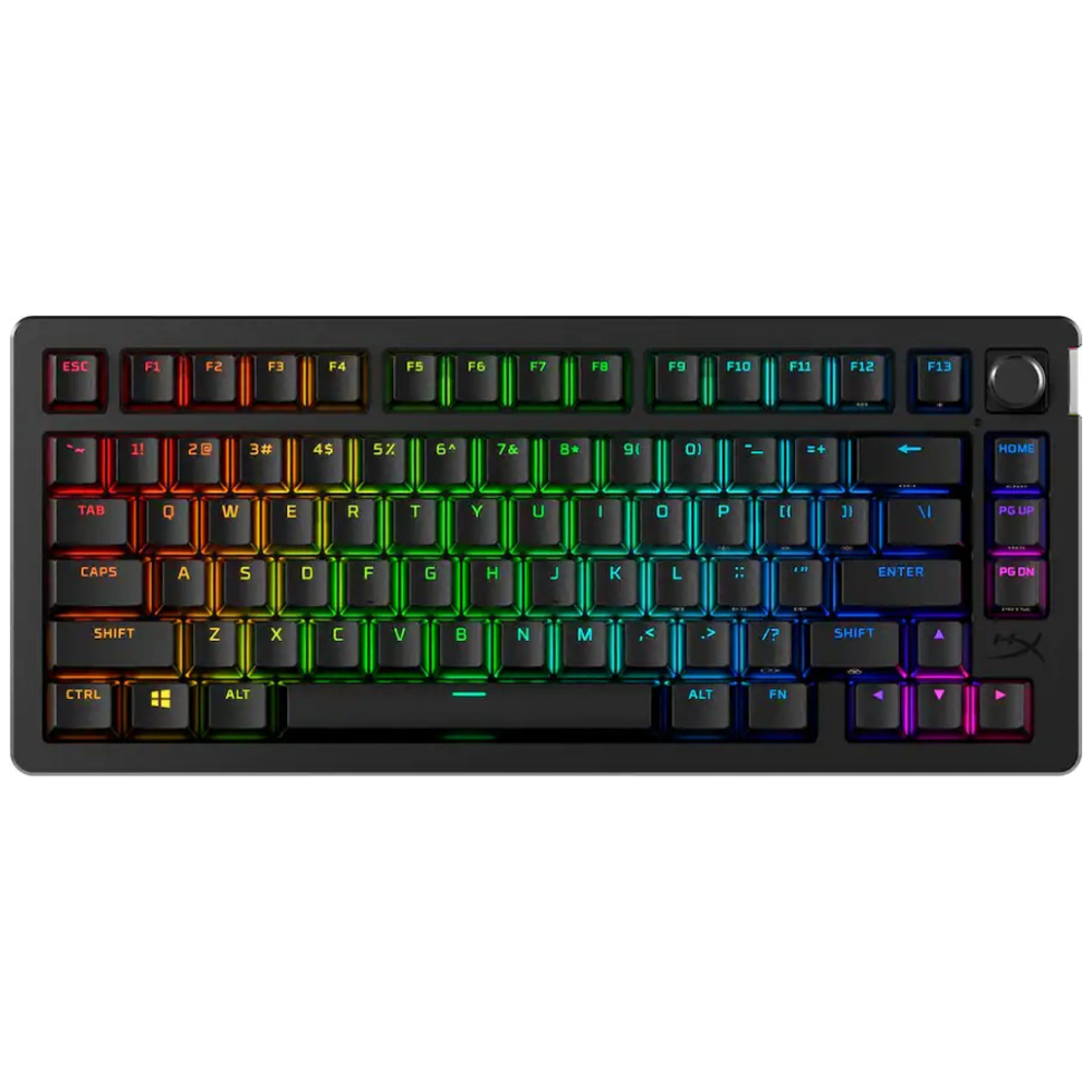 Render of the HyperX Alloy Rise 75 Wireless gaming keyboard.