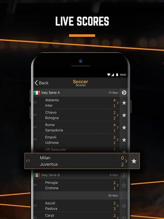 LiveScore (Android, iOS: Free)