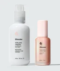 Glossier Milky Jelly Cleanser + Futuredew | $42 $27.20 (save $14.80)