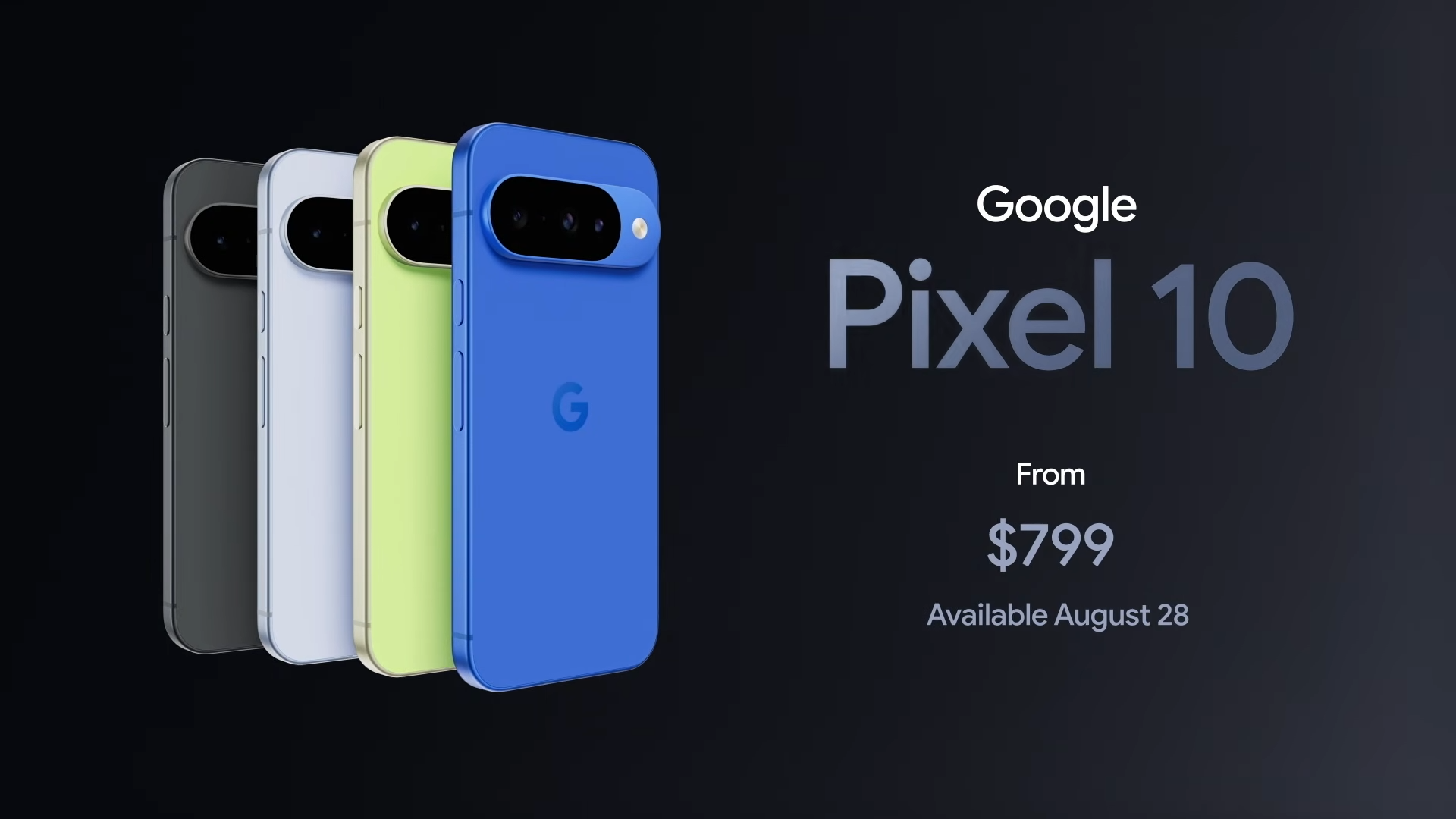 Pixel 10 pricing