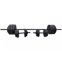 Opti Vinyl Dumbbell and Barbell Set: was £60, now £40 at Argos