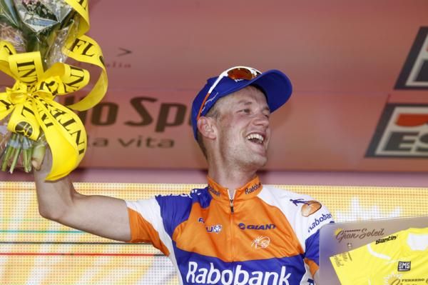 Pieter Weening (Rabobank) finished alone
