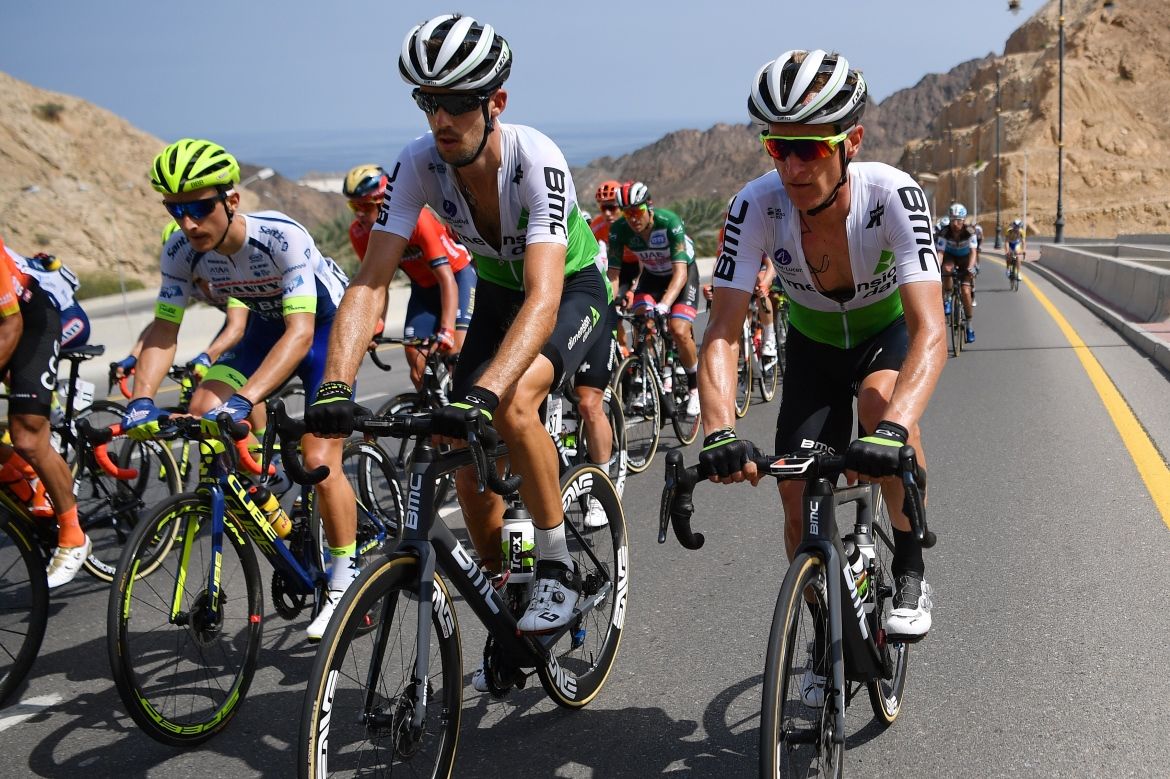 Jaco Venter and Enrico Gasparotto ride stage 4 of the Tour of Oman