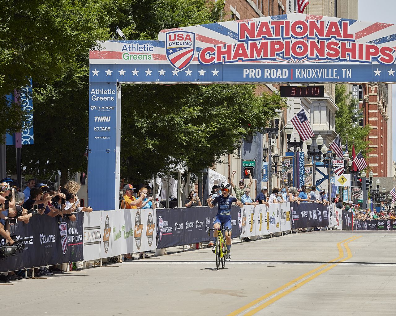 The elite and U23 women's road races at the 2021 USA Cycling Pro Road Championships in Knoxville