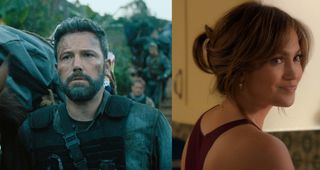 Ben Affleck in Triple Frontier and Jennifer Lopez in The Boy Next Door