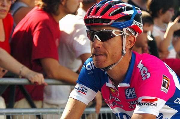 Damiano Cunego (Lampre) rolls in a disappointing 2.13 minutes behind.