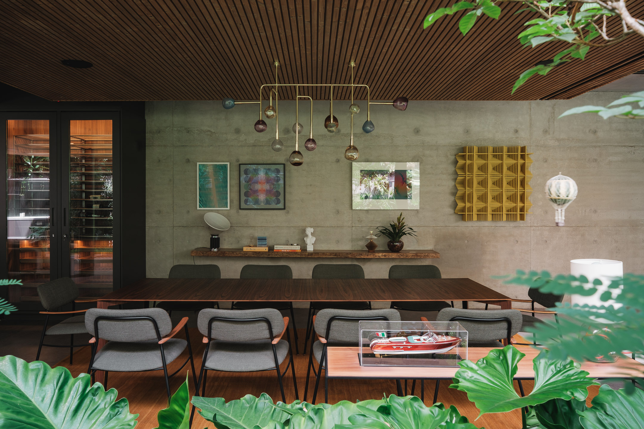 The dining room
