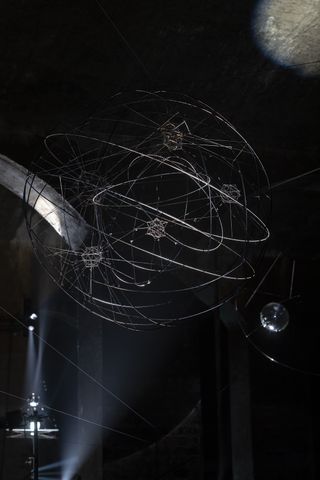 Installation view of Tomás Saraceno, ‘Event Horizon’ at Cisternerne