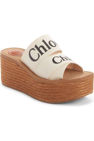 wooden chloe sandal
