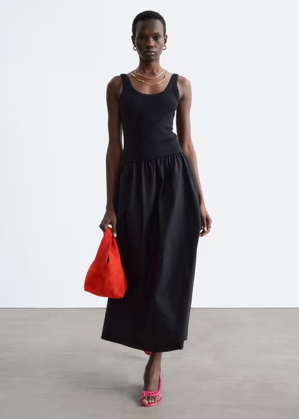 &amp; Other Stories , Rib Midi Dress