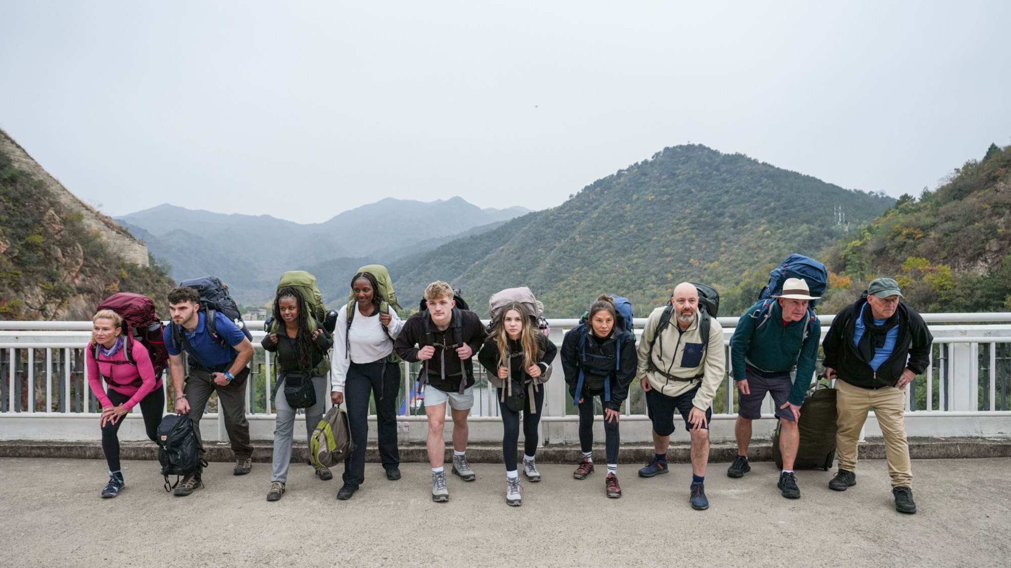 Race Across the World's 2025 contestants at the start line