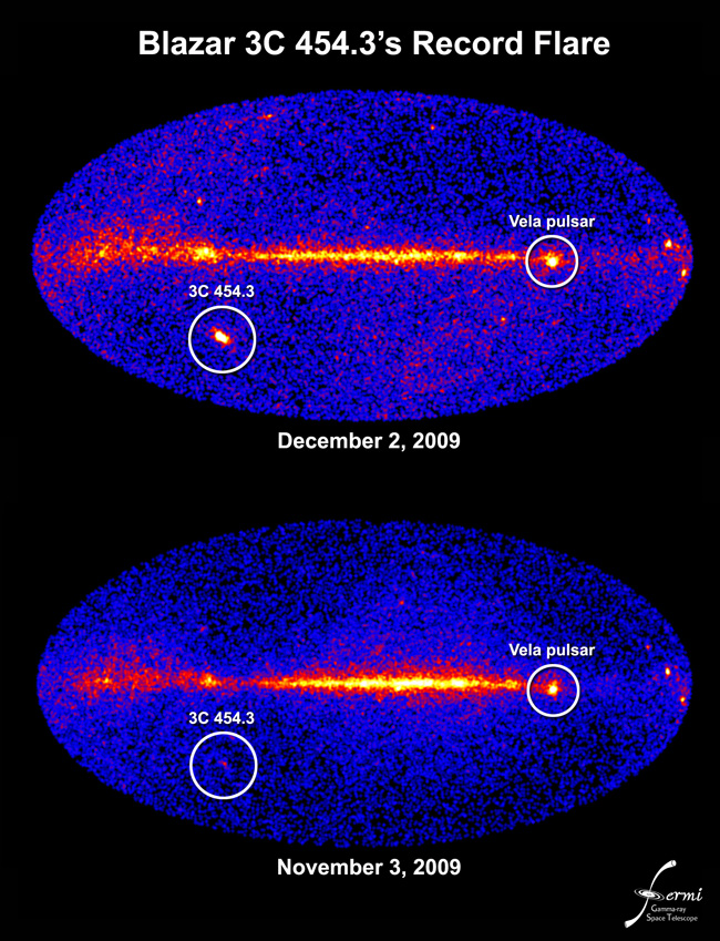 Brightest Gamma-Ray Flare in Universe Spotted