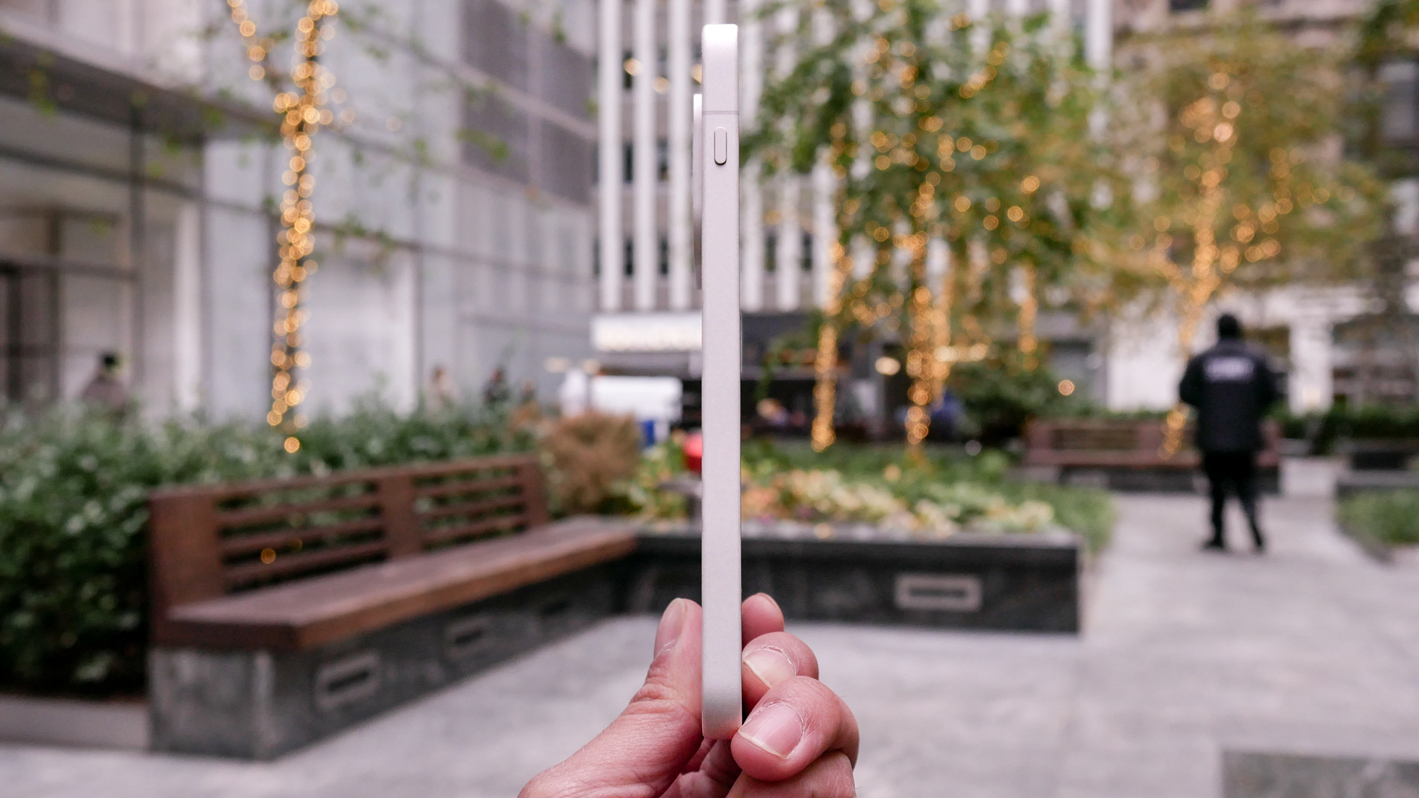 OnePlus 15 showing its thin profile.