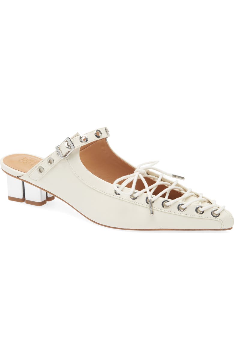 Eyelets Lace-Up Mule
