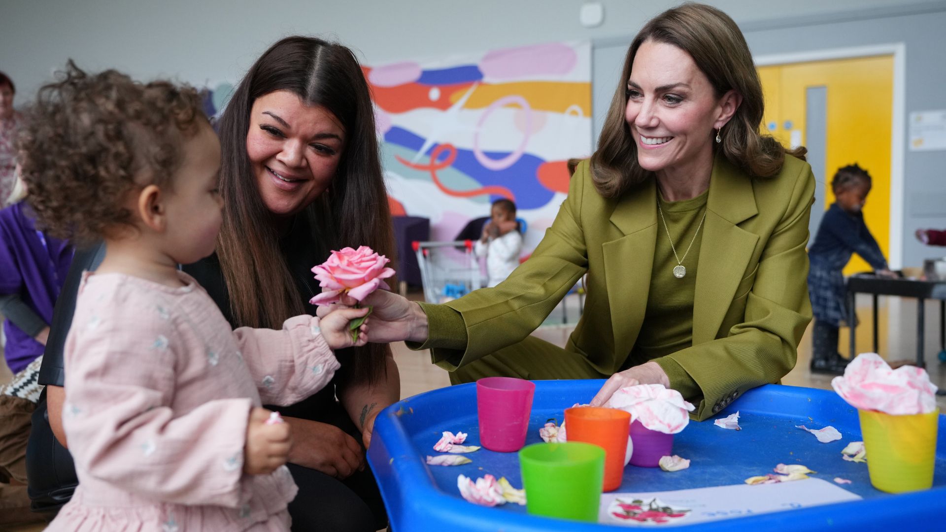 Kate Middleton during a visit to Home-Start in Oxford