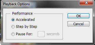 playback options dialog