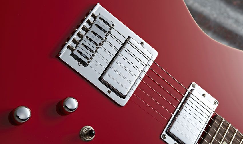 The ultra-shiny SuperRock Vintage 'bucker is both eye- and ear-catching