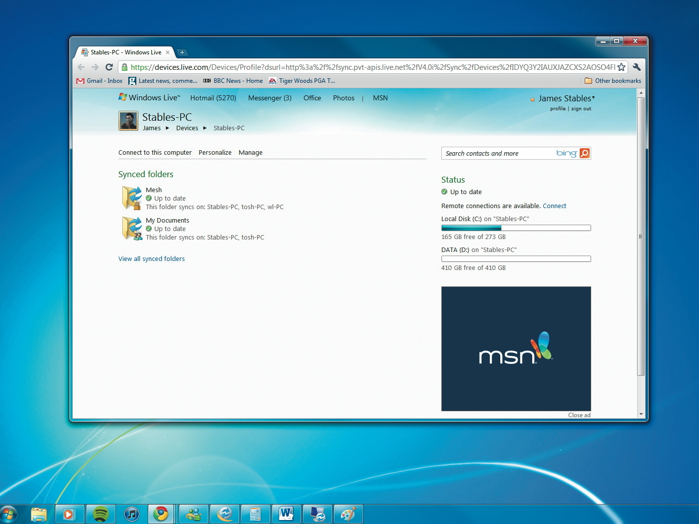 Windows Live Mesh