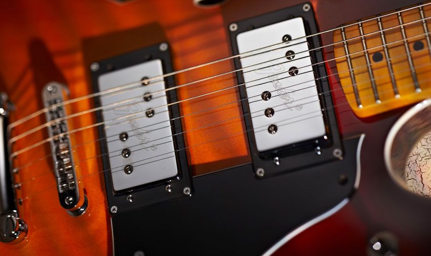 Fender's modern Wide Range humbuckers get you in the right ballpark and work particularly well for effects-drenched indie styles