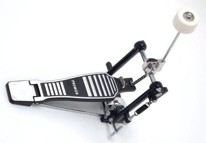 Includes a simple chain-driven bass drum pedal.