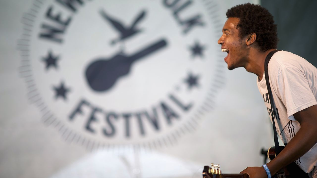 ... and at the Newport Folk Festival