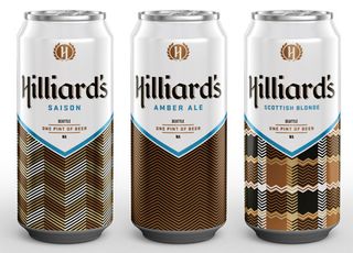 This beer can design evokes a rush of '70s nostalgia