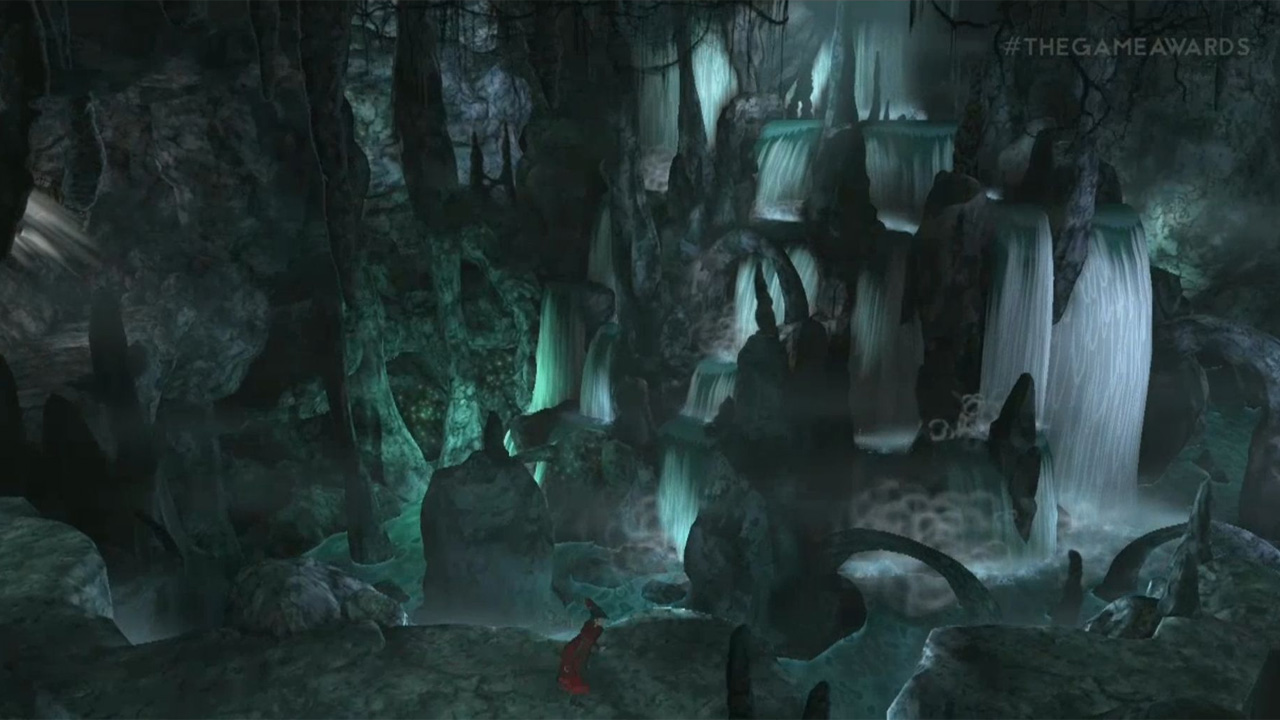 If you have to trudge through a cave, at least it's pretty!