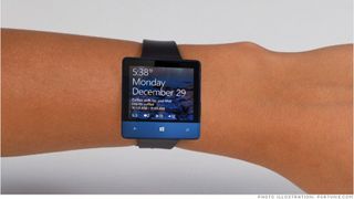 Microsoft smartwatch mock-up