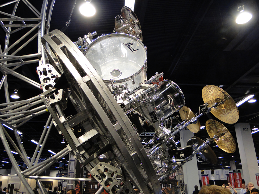 NAMM 2012 VIDEO: Pearl Drums - Tommy Lee's rollercoaster set, Session  Studio Classic | MusicRadar