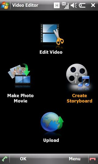 Toshiba tg01 video editing