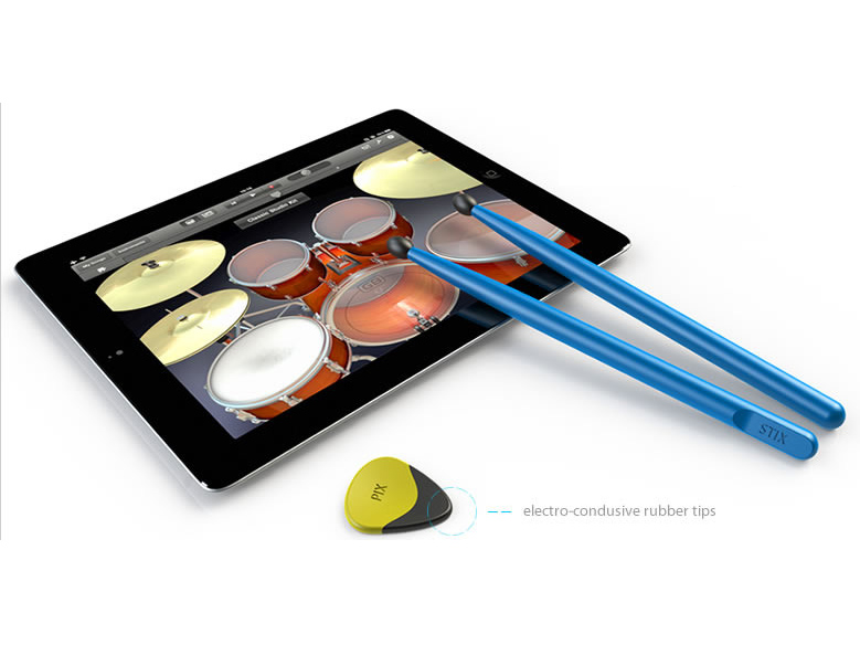 Strum or hit your iPad with Pix &amp; Stix.