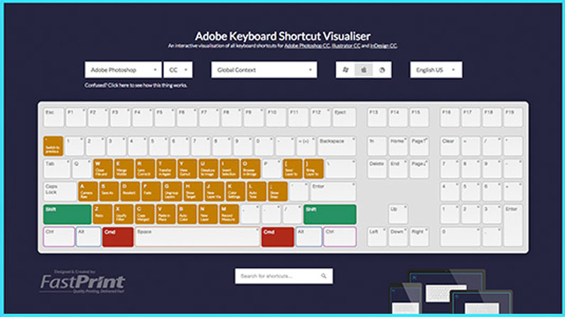 display preview shortcut indesign