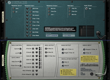reason synth modulation options