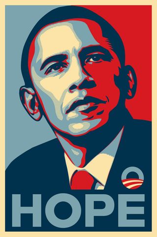 Shepard Fairey's design encapsulated the emotions surrounding Obama's election campaign