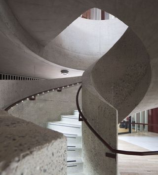Student Centre's staircase.