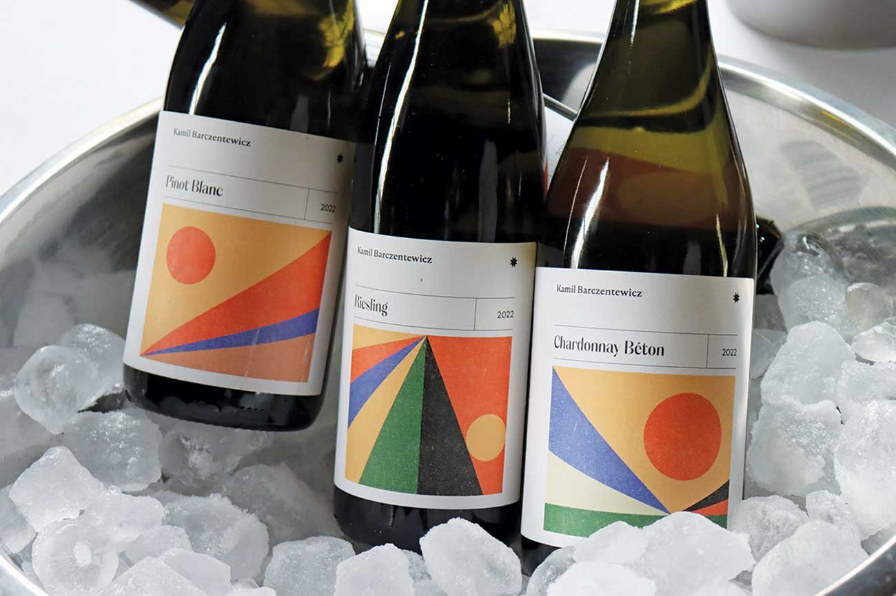 three bottles of wine