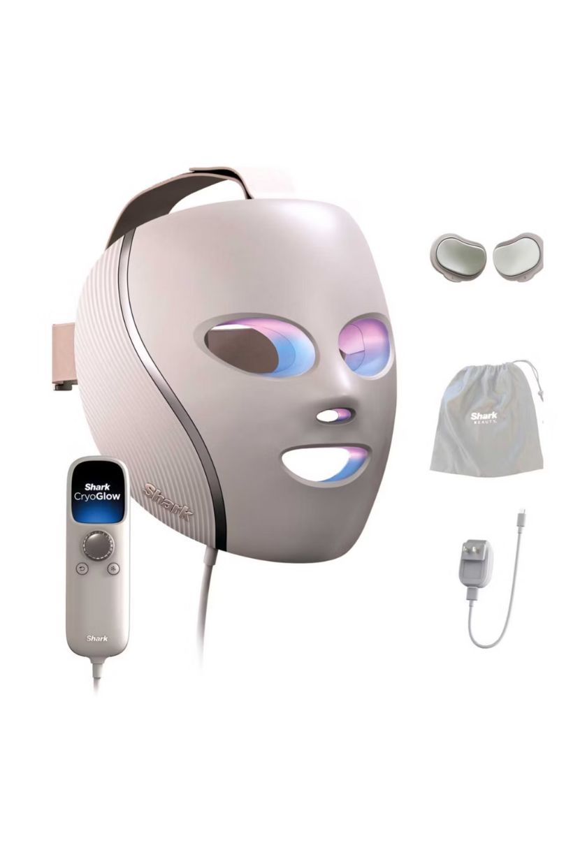 Shark LED mask in Pink Frost