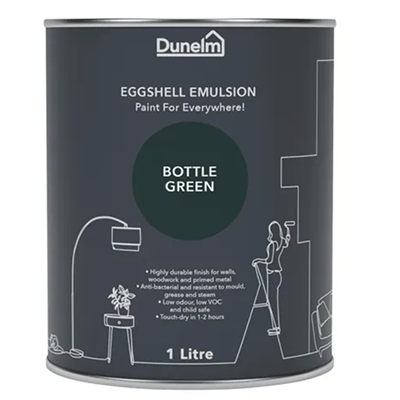 Dunelm bottle green paint