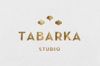 Anagrma used a gold foil print finish for Tabarka Studio's business cards