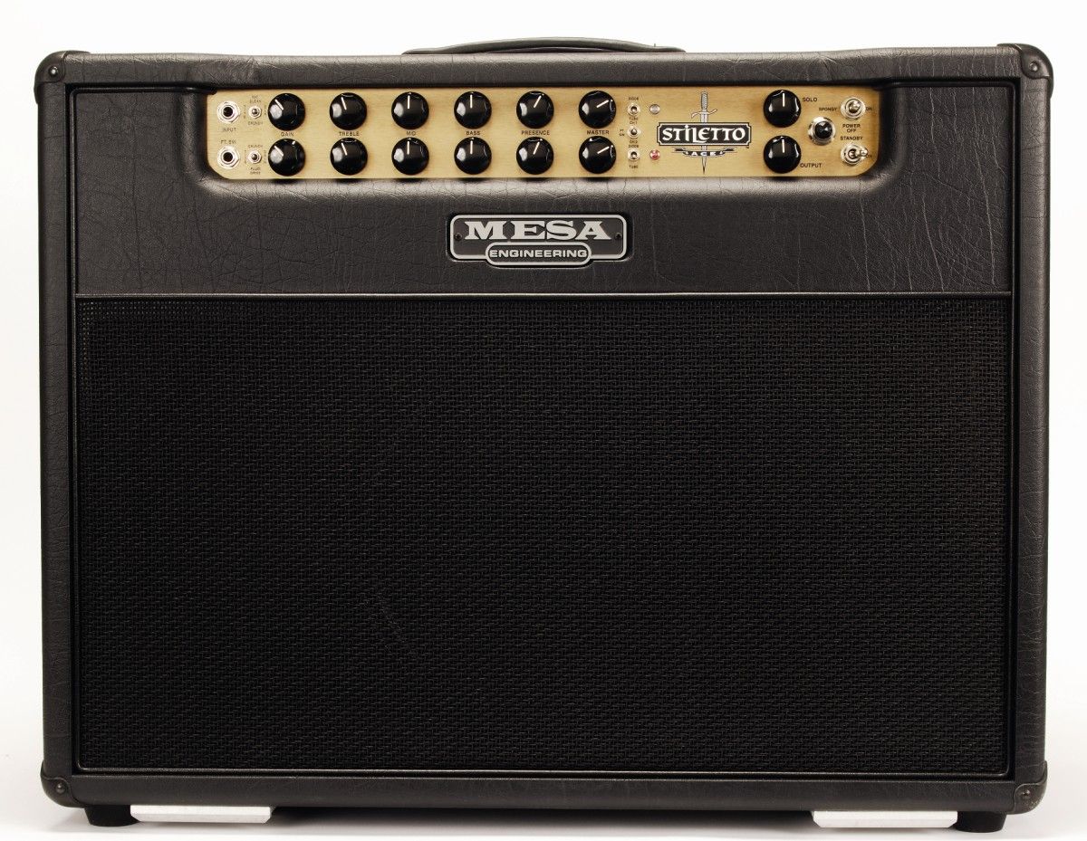 Mesa's all-black amp is an imposing and immaculately crafted beast.