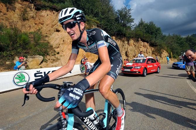 Wout Poels (Omega Pharma) on the attack