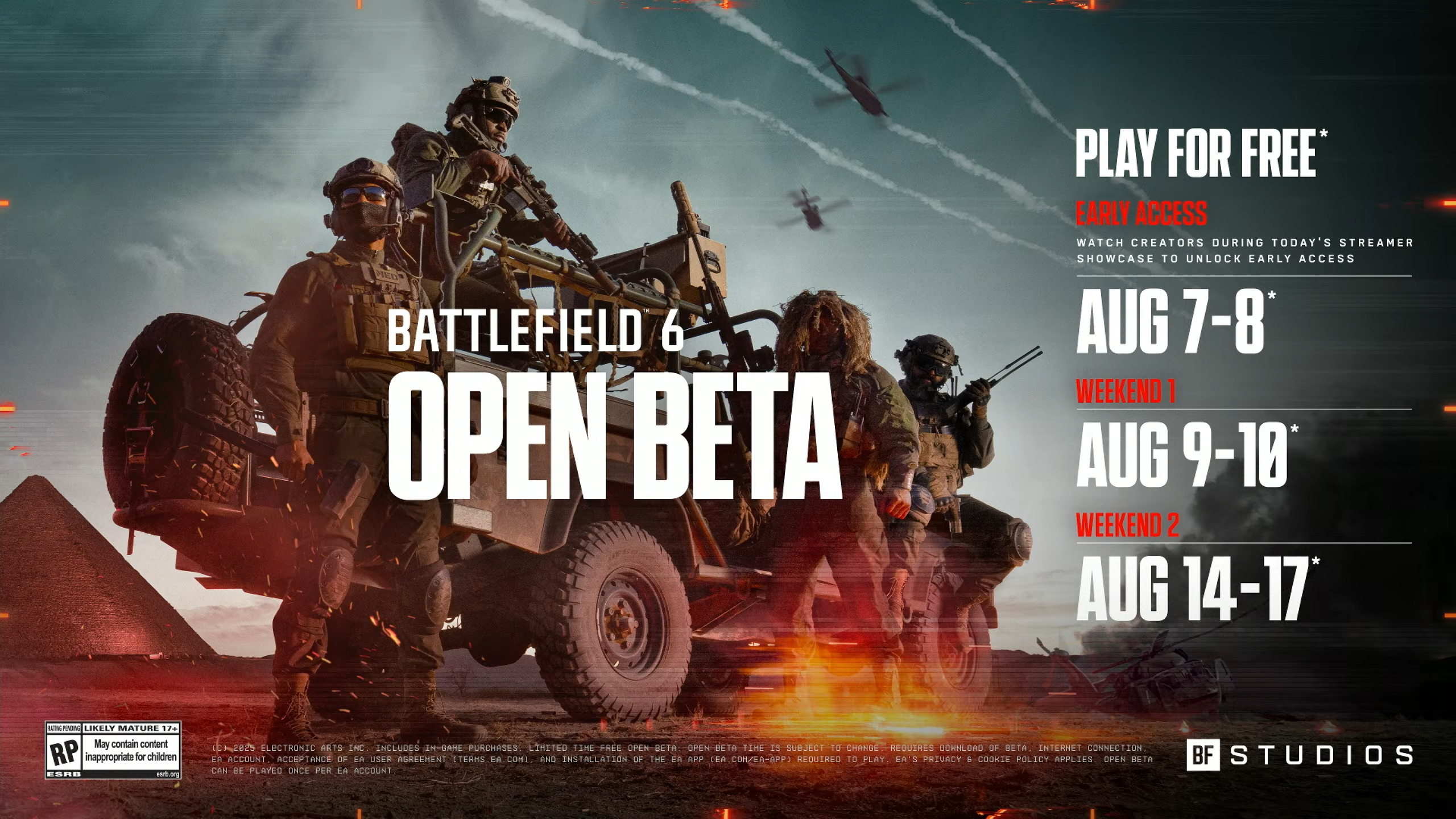 Screenshot from the Battlefield 6 multiplayer reveal