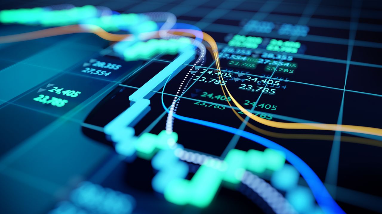 Mortgage rates symbolised by rising line graph