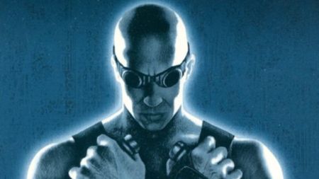 Vin Diesel in the cover art for The Chronicles of Riddick: Escape from Butcher Bay