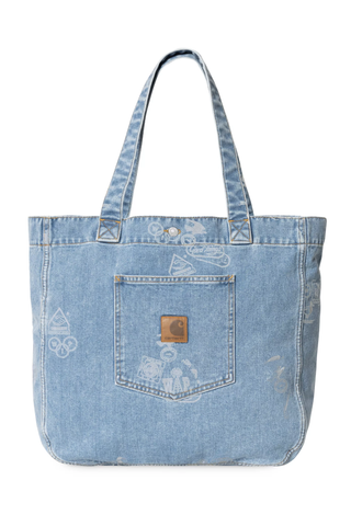 Carhartt WIP Maitland Stamp Denim Tote Bag