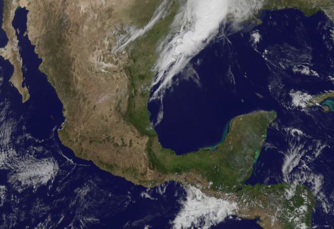 mexico earthquake satellite view