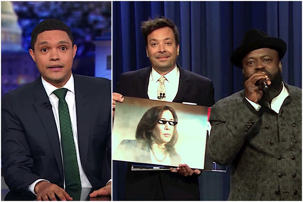 Trevor Noah and Jimmy Fallon recap Night 2 of Democrats debate