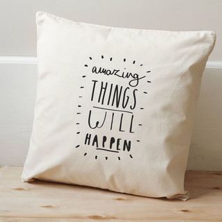 Not On The High Street Amazing Things Cushion Cover