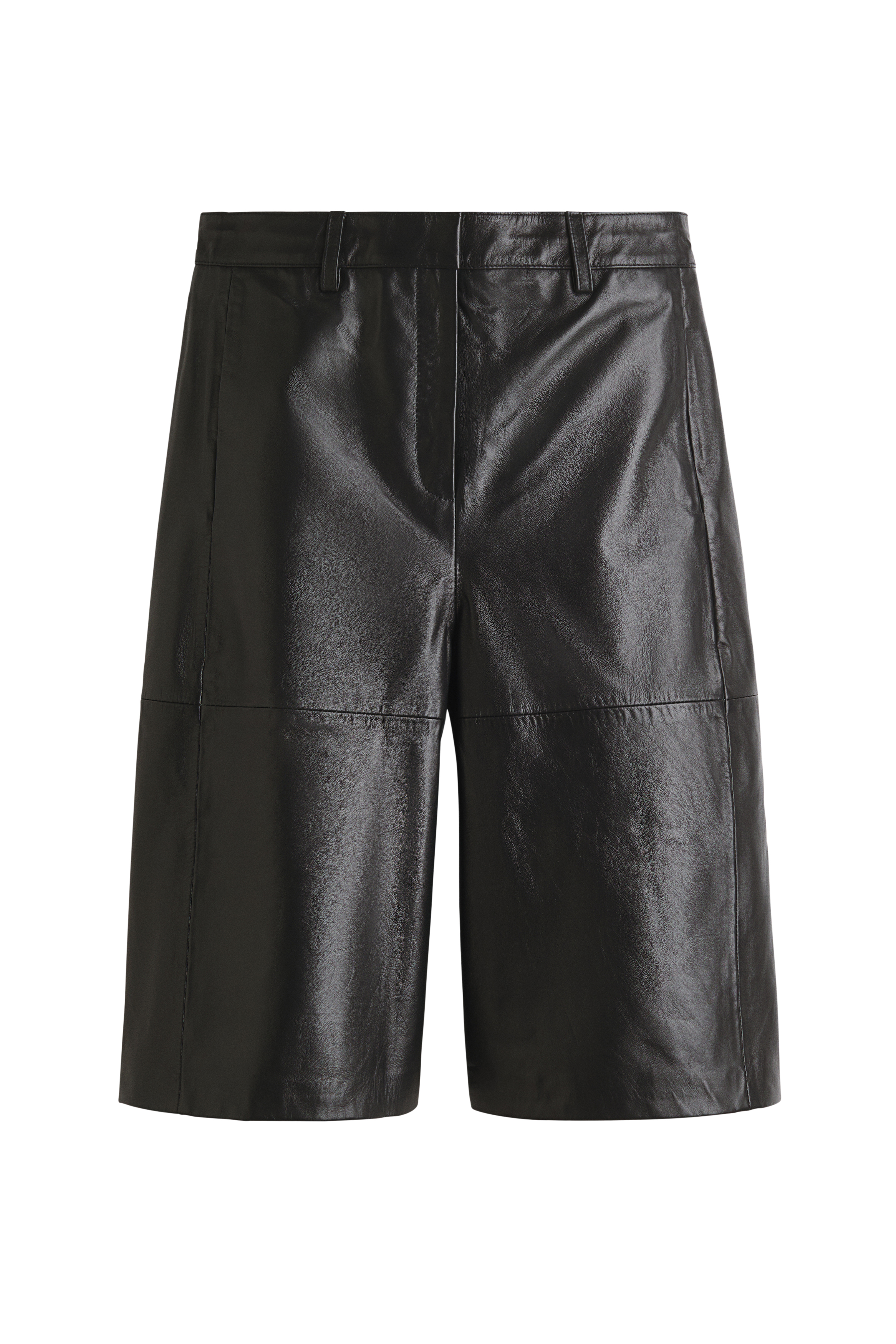 H&amp;M Ben Leather Bermuda Shorts